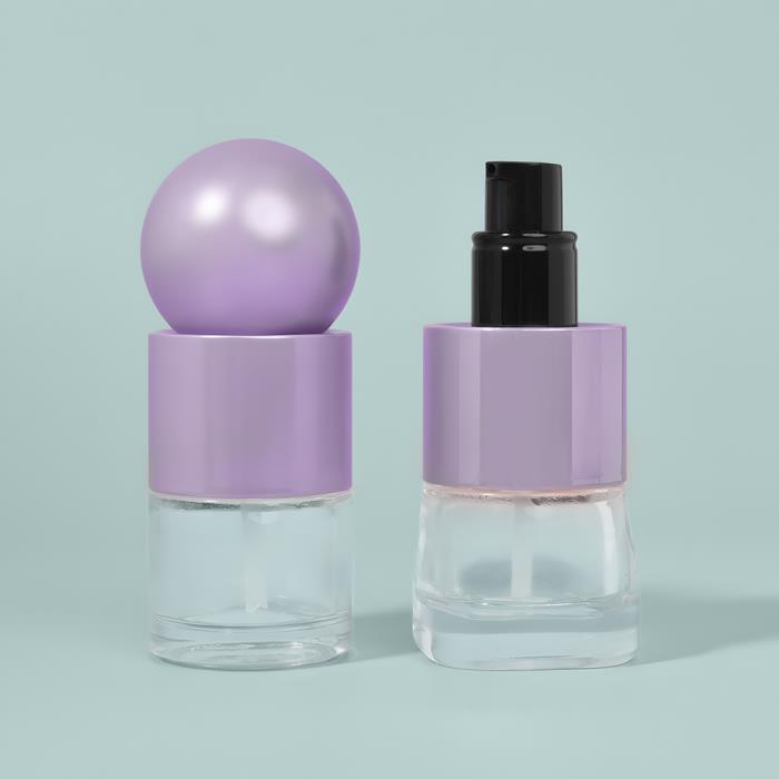 PL50A Square Glass Pump Bottle